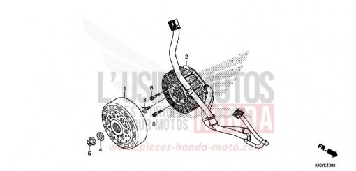 DEMARREUR GENERATEUR AC NSS125ADF de 2016